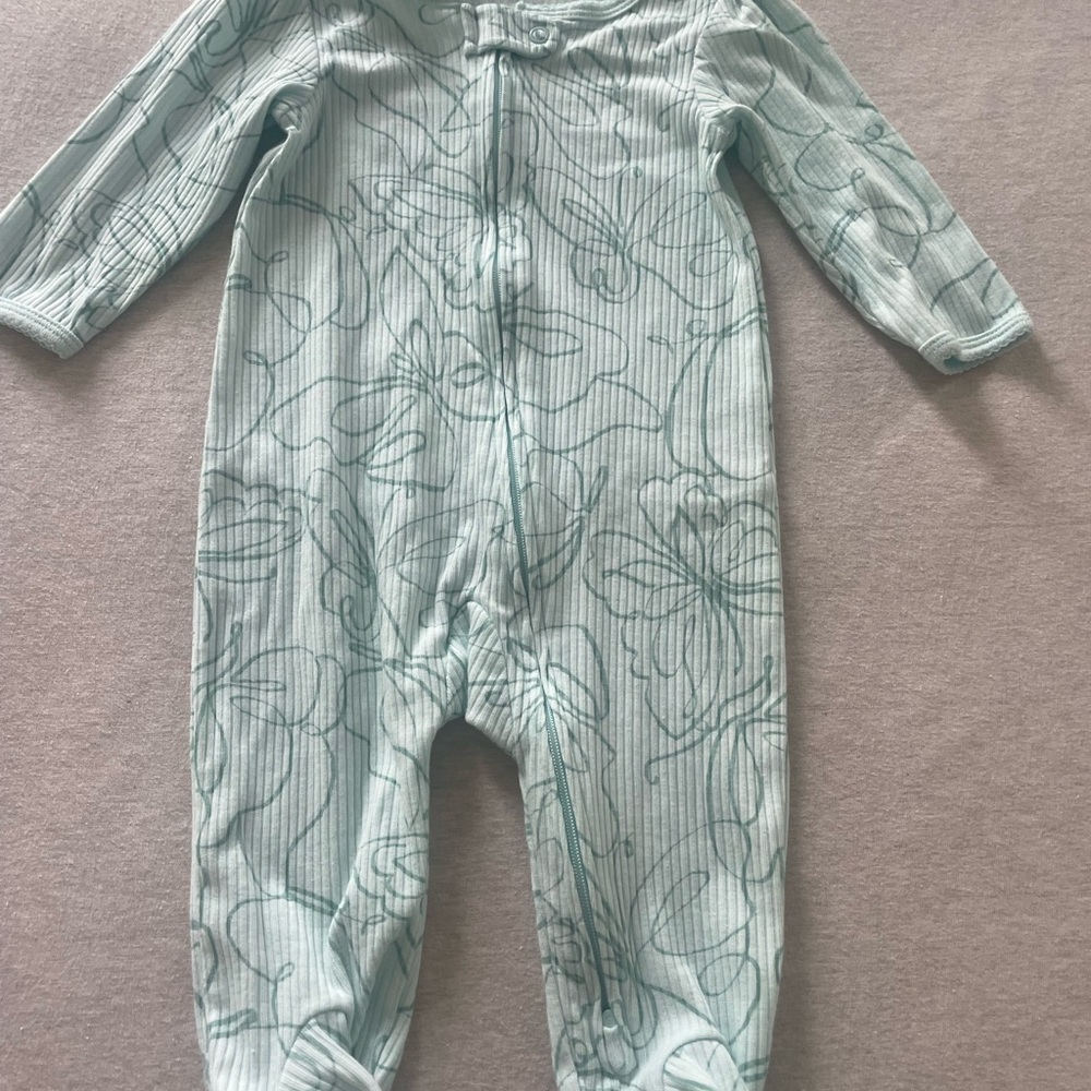 NWOT Baby Onsie with Two-Way Zipper